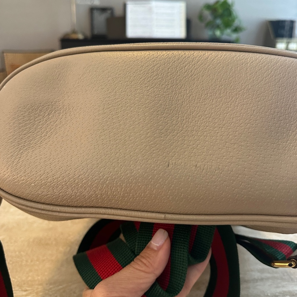 Gucci Ophidia Cream Drawstring Medium Backpack Wi… - image 6